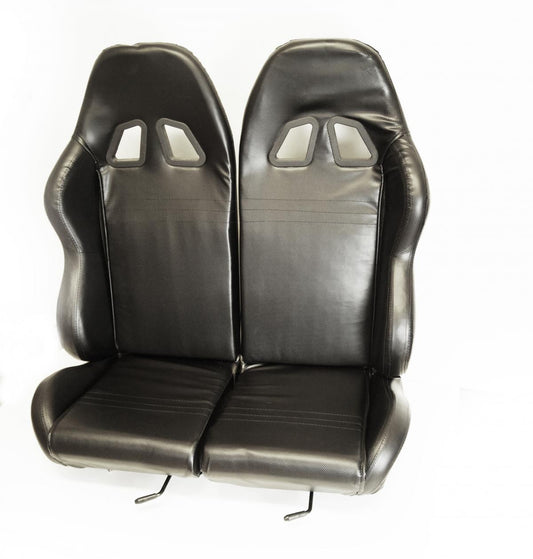 BUGGY GO KART SEAT TWIN, UNIVERSAL BUCKET SEAT, WITH RAILS