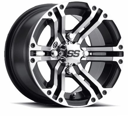 ITP ALLOY WHEEL SS212 12x7 4/137, RIM, 5+2, SILVER