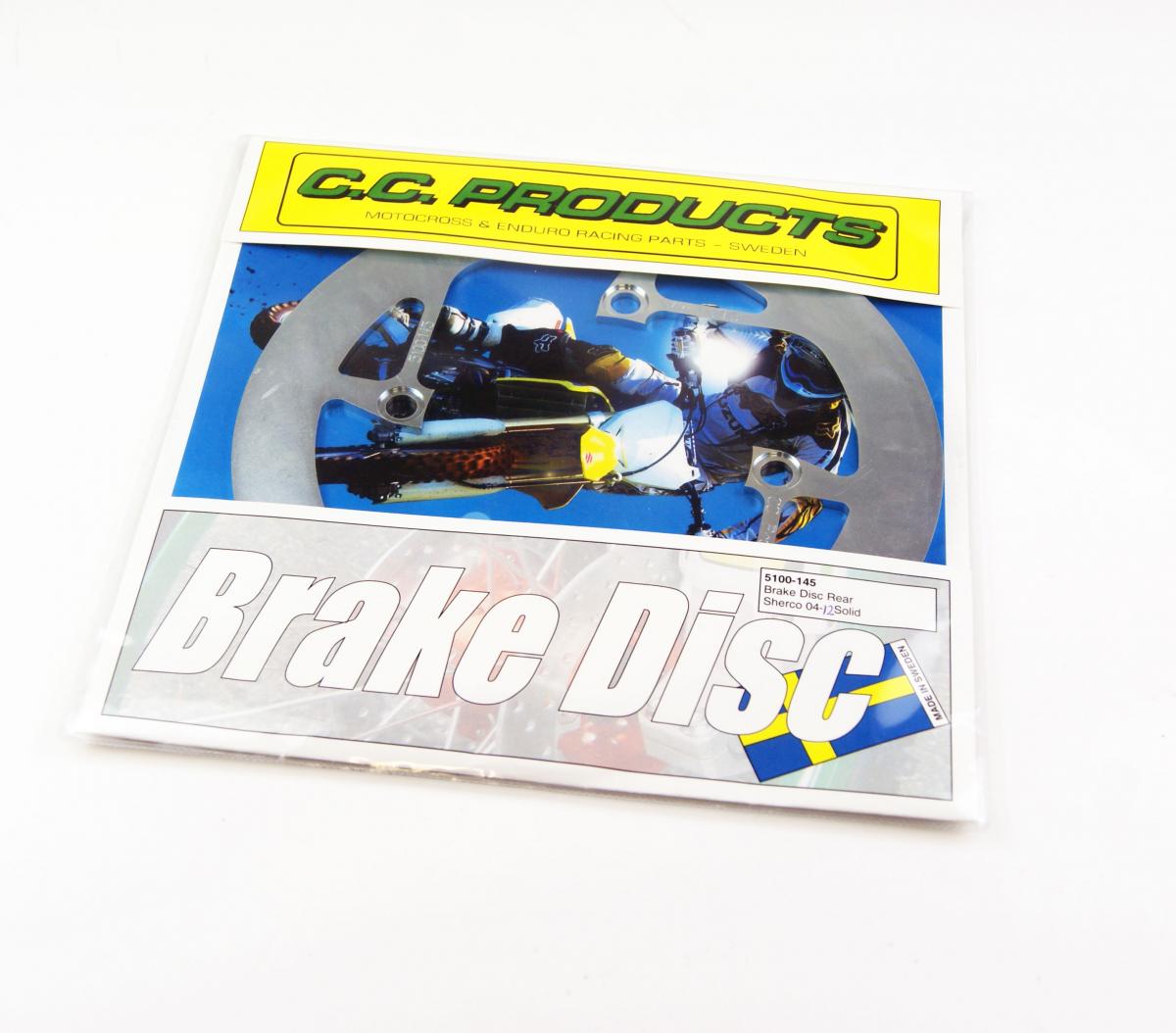 DISC BRAKE REAR SHERCO ENDURO 04-12, CROSS-CENTER 5100-145, SOLID