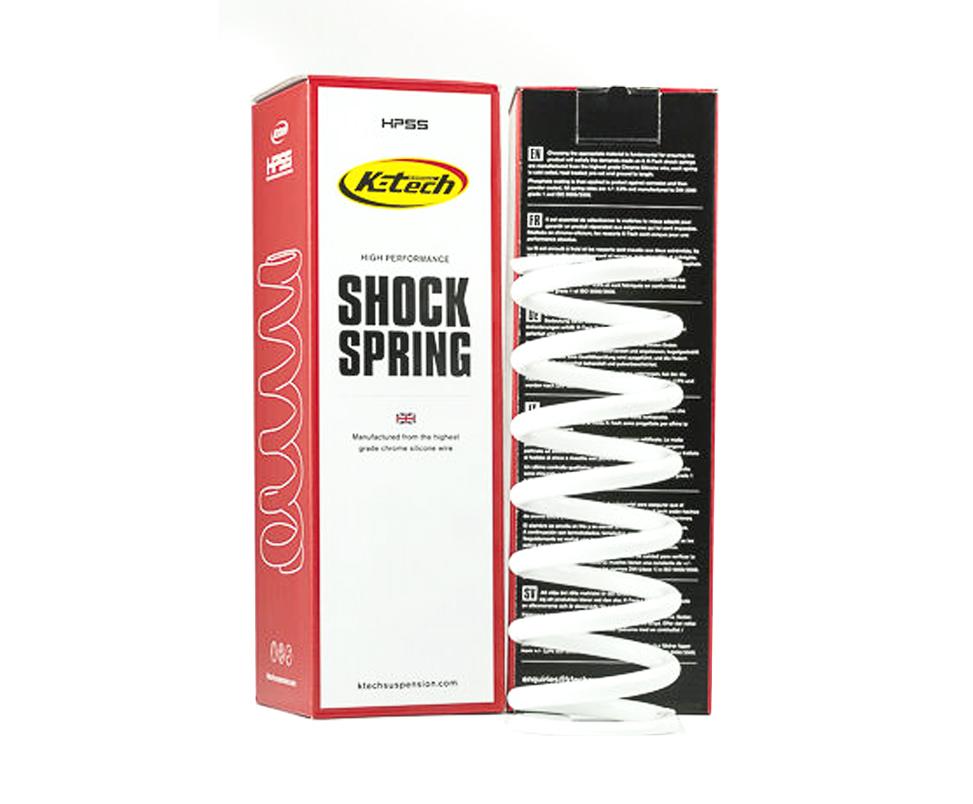 K-TECH SHOCK ABSORBER SPRING, 35N (47x130) White, 47-130-35