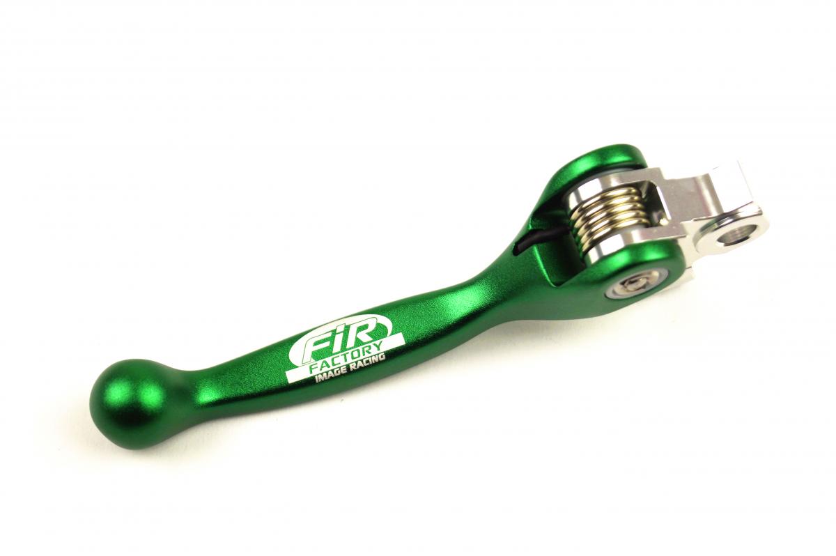 FIR H/D ULTI-FLEX LEVER KAWASAKI KX-F 250 14, 450 14-16,13236-0724 FORGED GREEN
