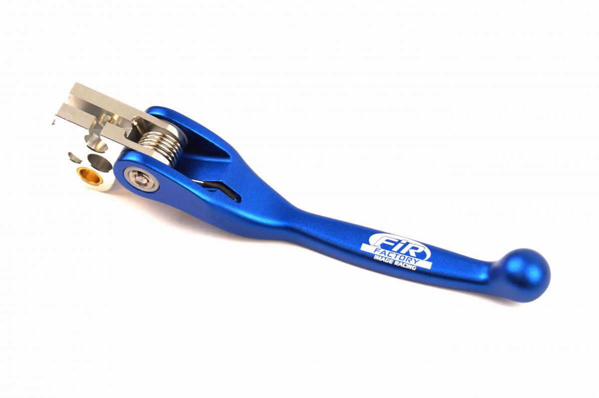 FIR H/D ULTI-FLEX LEVER YAM YZ/YZF, KAW KX/KXF, ALUMINUM BLUE,  ACLC-384