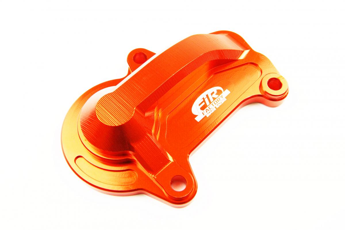 WATER PUMP COVER 19-21 KTM 2T, FIR ASWPC-21,BILLET ALLOY ORANGE,WATER PUMP COVER