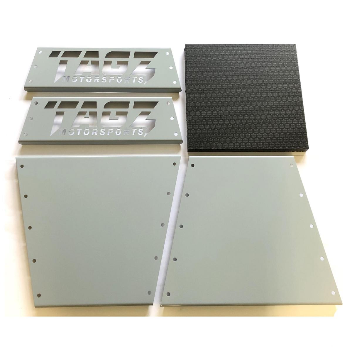 TAGZ FACTORY MX STAND PANEL SET, FINISH MATT GREY RAL7001