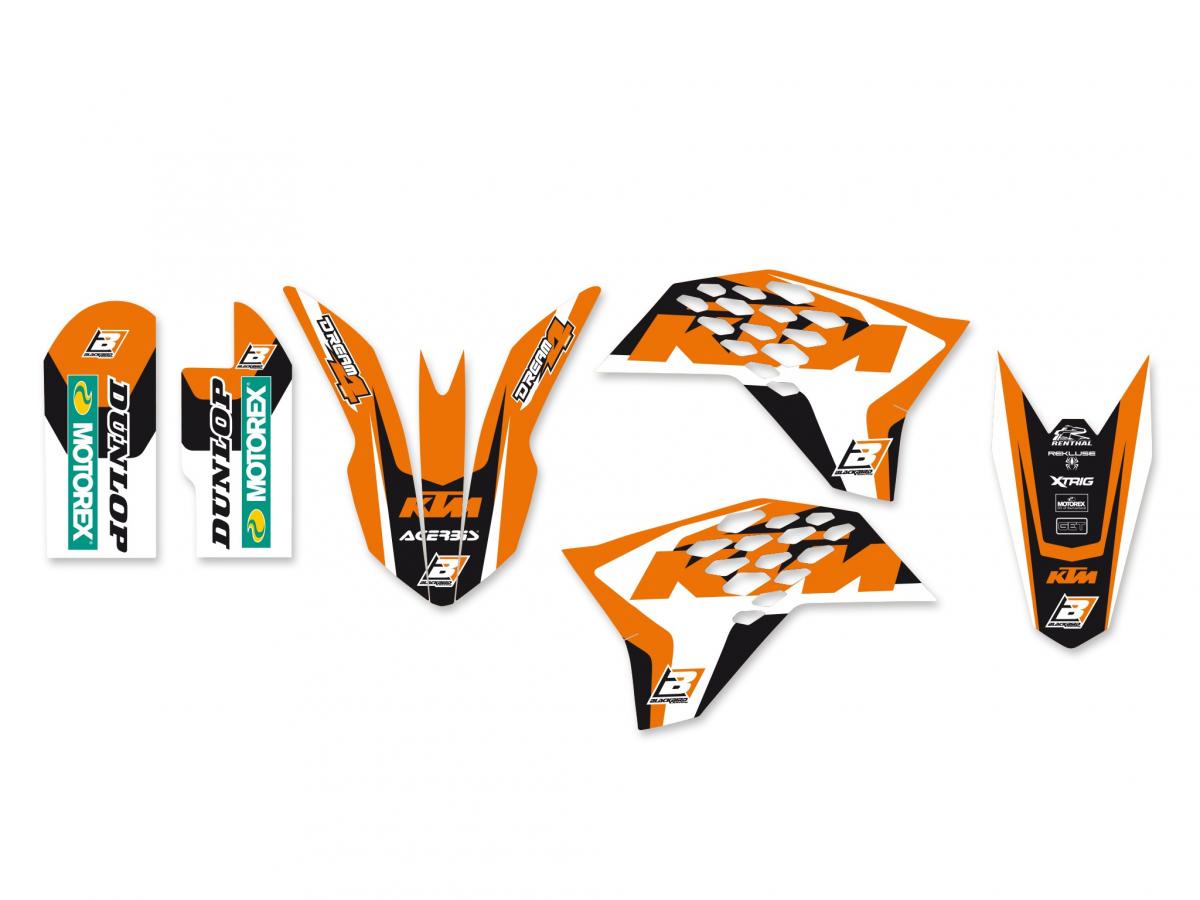 KTM SX50 2009-2015, DREAM 4 DECAL KIT