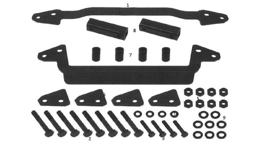 2" LIFT UPGRADE KIT KAWASAKI KVF750 BRUTE FORCE 05-22