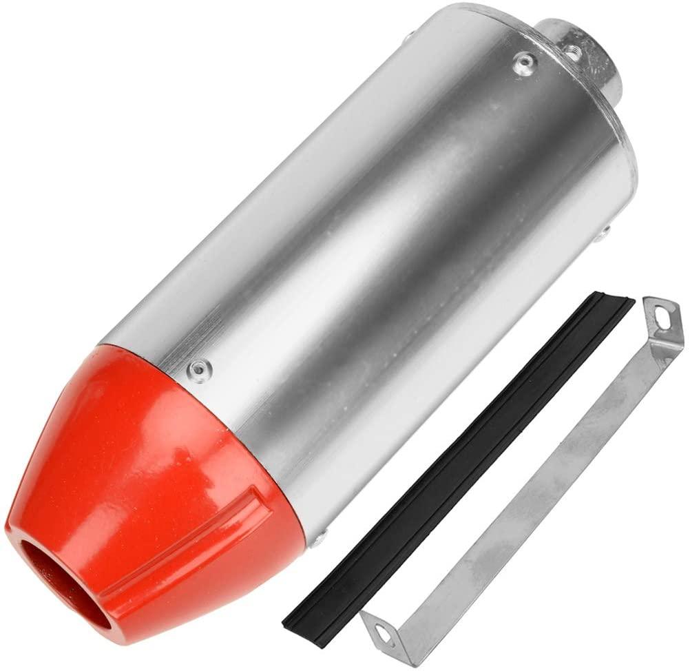 EXHUST PIPE MINI SILVER/RED, 28mm Exhaust Muffler PipeClamp For CRF50, 917237