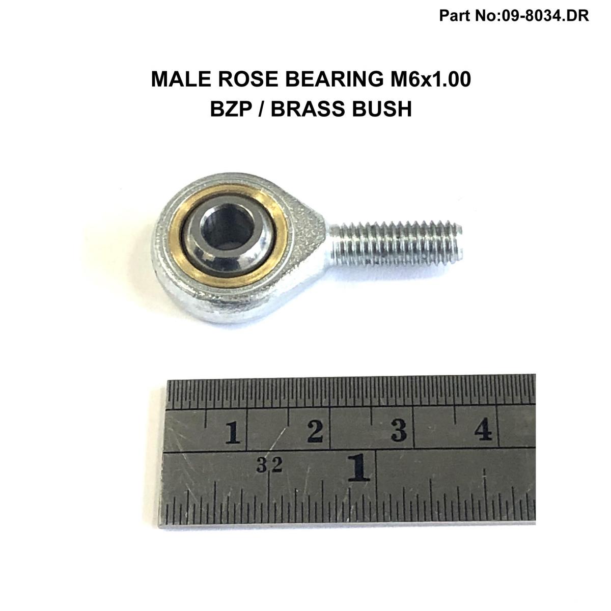 MALE ROSE BEARING M6x1.00, KTM03-22 54813055100, 54813055000, CMP6 / Ka6 03