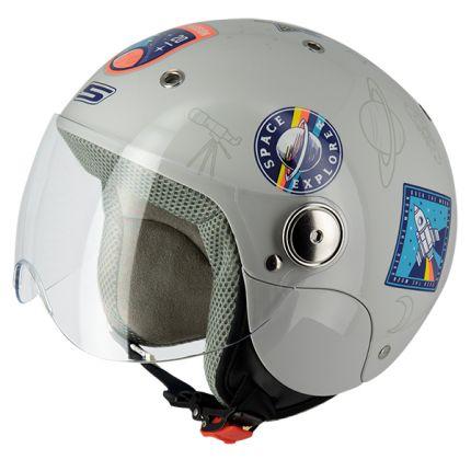 S-LINE SILVER KIDS HELMET Medium 49-50cm - SPUTNIK