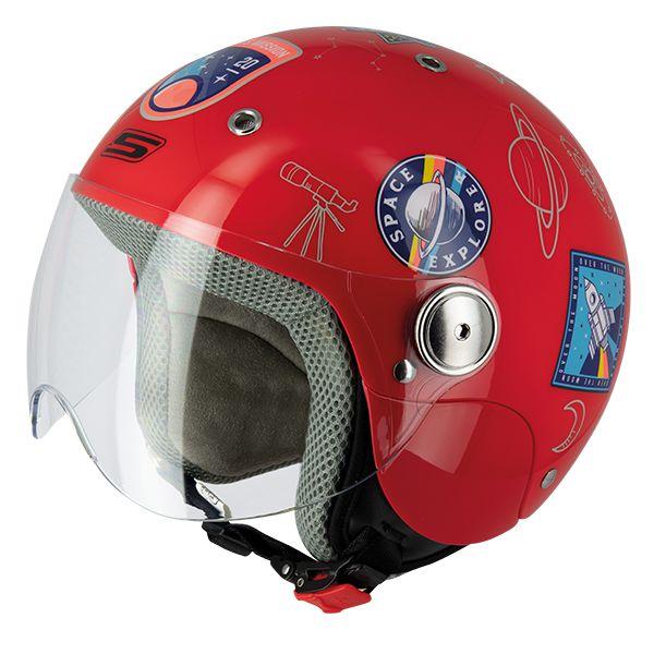 S-LINE RED KIDS HELMET Small 47-48cm - SPUTNI