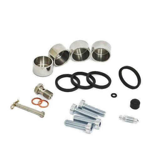 CALIPER REBUILD KIT 4 PISTON, FOR MOTOMASTER SM RACING CALIPER 210102