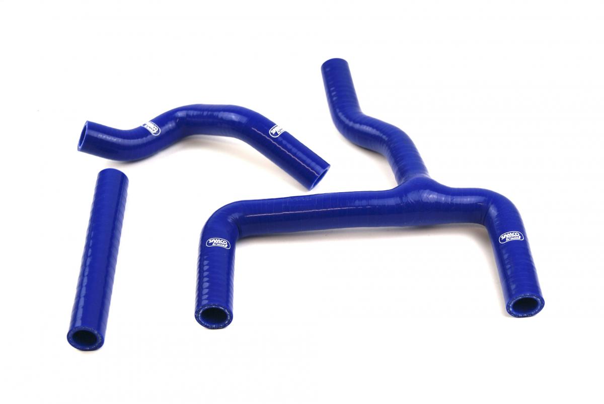 SAMCO HOSE 4 PIECE KIT BETA 125RR 18-19, 200RR 19 Thermostat Bypass, BLUE