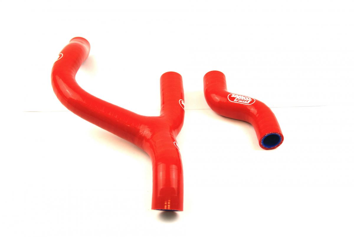 SAMCO HOSE KIT HUSQ FC250/350 14-15 Y RACE DESIGN, 2 PIECE KIT, RED