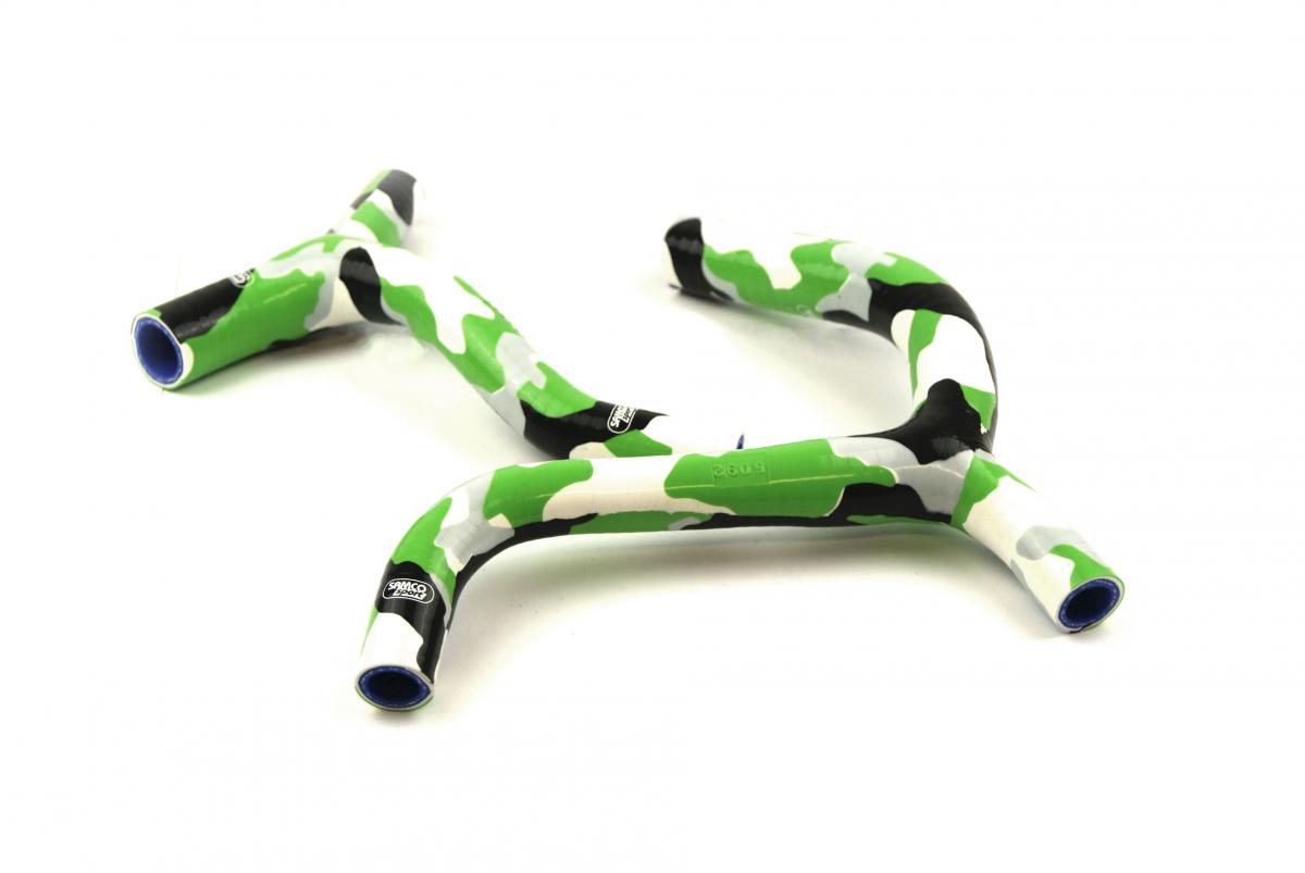 SAMCO HOSE KIT KAWASAKI KX450F 19-20 Y' Piece Race Design, 2 PIECE, NINJA GREEN