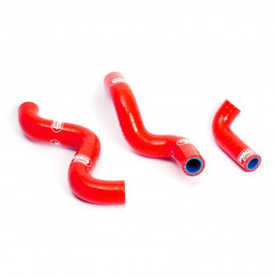 SAMCO HOSE KIT KTM 50 SX Up to 2008, 3 PIECE KIT, RED, KTM-10 RD