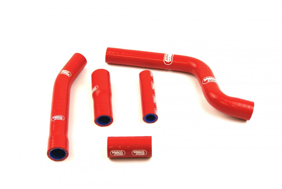 SAMCO HOSE KIT YAMAHA YZ450F 2010-2013 OEM Design, 5 PIECE KIT, RED, YAM-57-RD