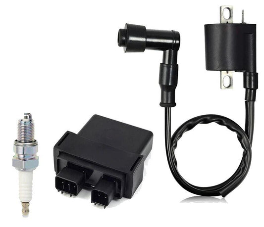 CDI BOX + COIL HT AND PLUG YAMAHA YFM50R RAPTOR 04-08