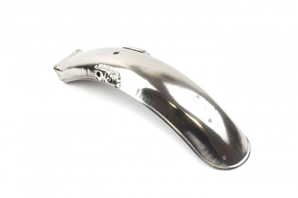 UNIVERSAL CHROME PLATED REAR FENDER , HONDA CG125 STEEL CHROME PLATED