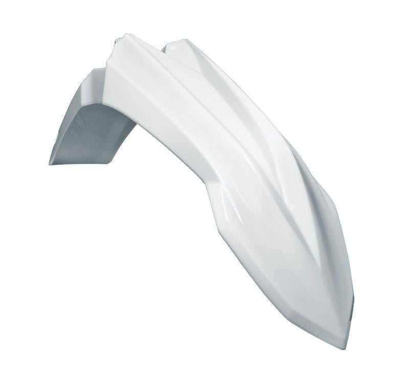 R-TECH VENTED WHITE FRONT FENDER BETA RR/RX 125-480 2020-2023