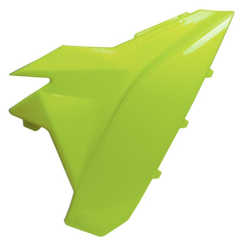 R-TECH NEON YELLOW LEFT AIR BOX COVER BETA RR 125-480 2020-2022