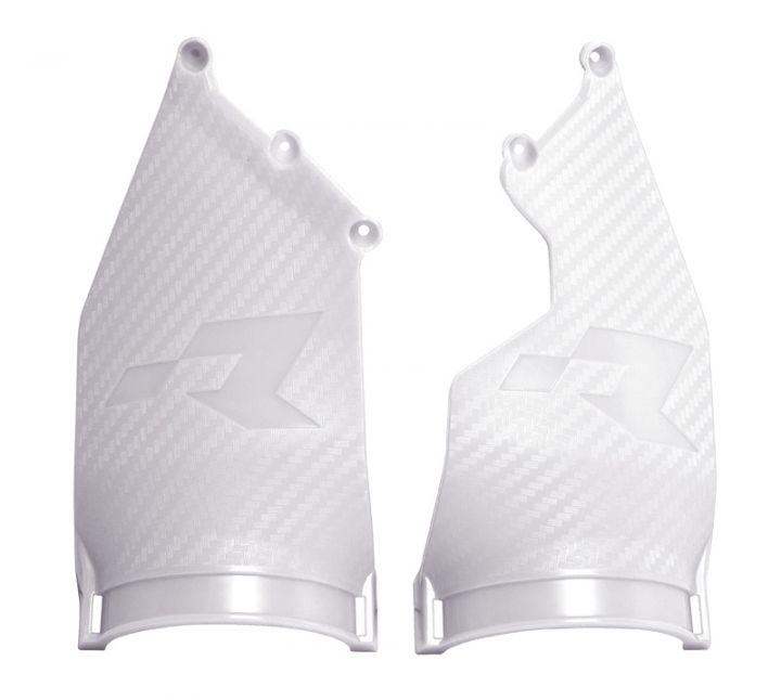R-TECH WHITE TRIPLE CLAMP PROTECTORS FOR BETA RR HEADLIGHT 2020-2023