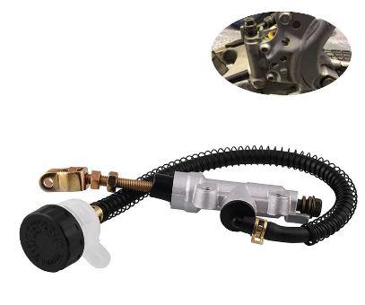 REAR BRAKE MASTER CYLINDER, UNIVERSAL WITH RESERVOIR 48/50mm MOUNT