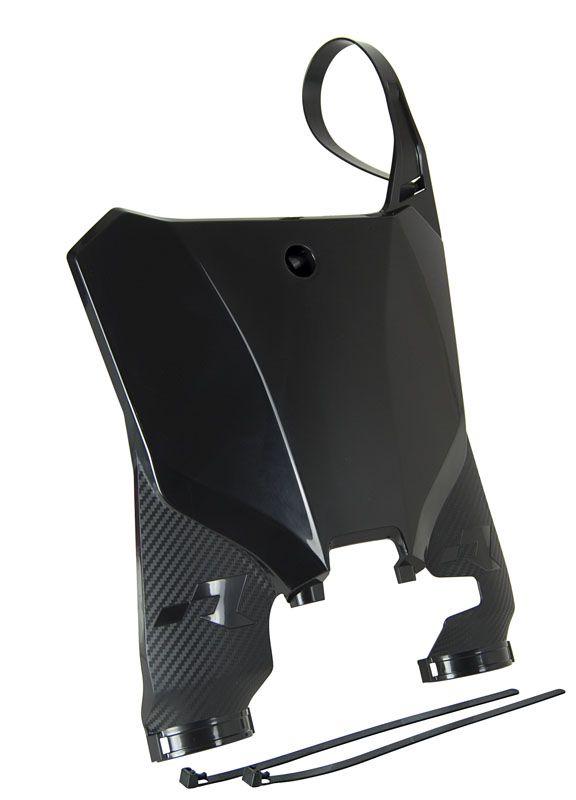 R-TECH BLACK FACTORY FRONT PLATE HONDA CRF450R/RX 21-24, CRF250R/RX 22-24