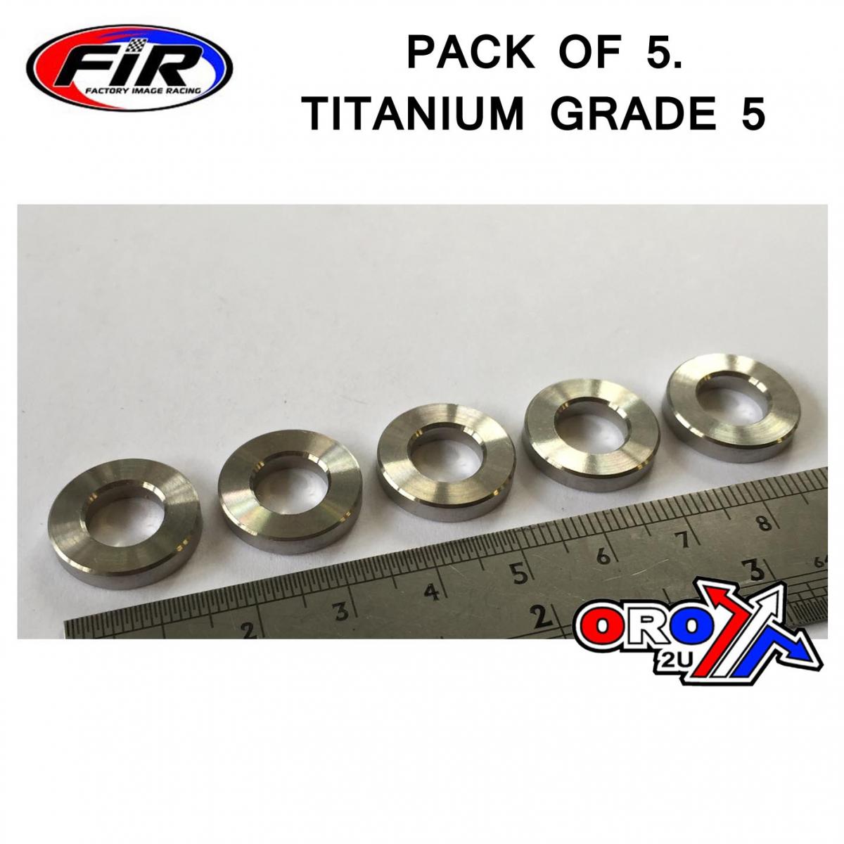 TITANIUM SPACER 8.50x3.00mm TITANIUM GRADE 5 / PACK OF 5