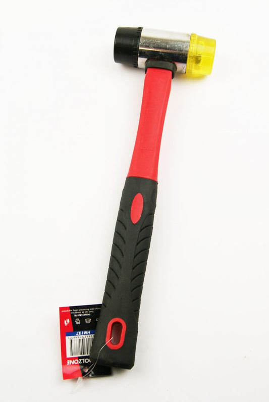 40mm RUBBER & PLASTIC HAMMER / MALLET, OVERALL LENGTH 330mm, KDPHM127
