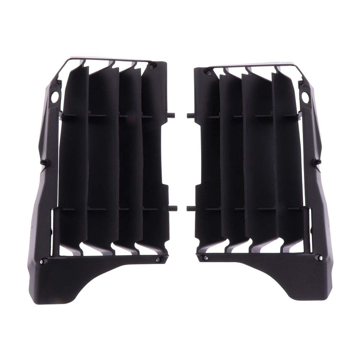 POLISPORT BLACK RAD LOUVERS/COVERS HONDA CRF250R 2020-2021,