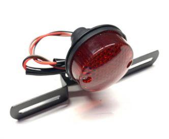 UNIVERSAL ROUND TAIL LAMP & NUMBER PLATE BRACKET