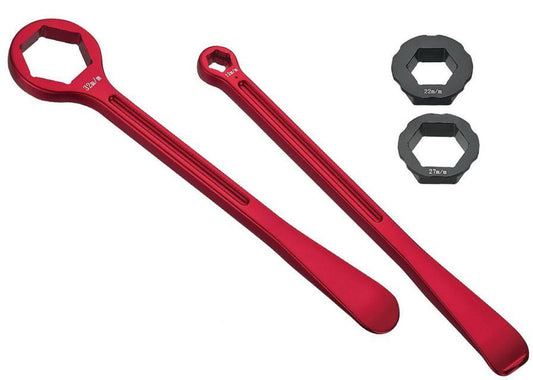 COMBO LEVER / SOCKET SET, 32mm, 27mm 22mm axles. 10mm, 12mm