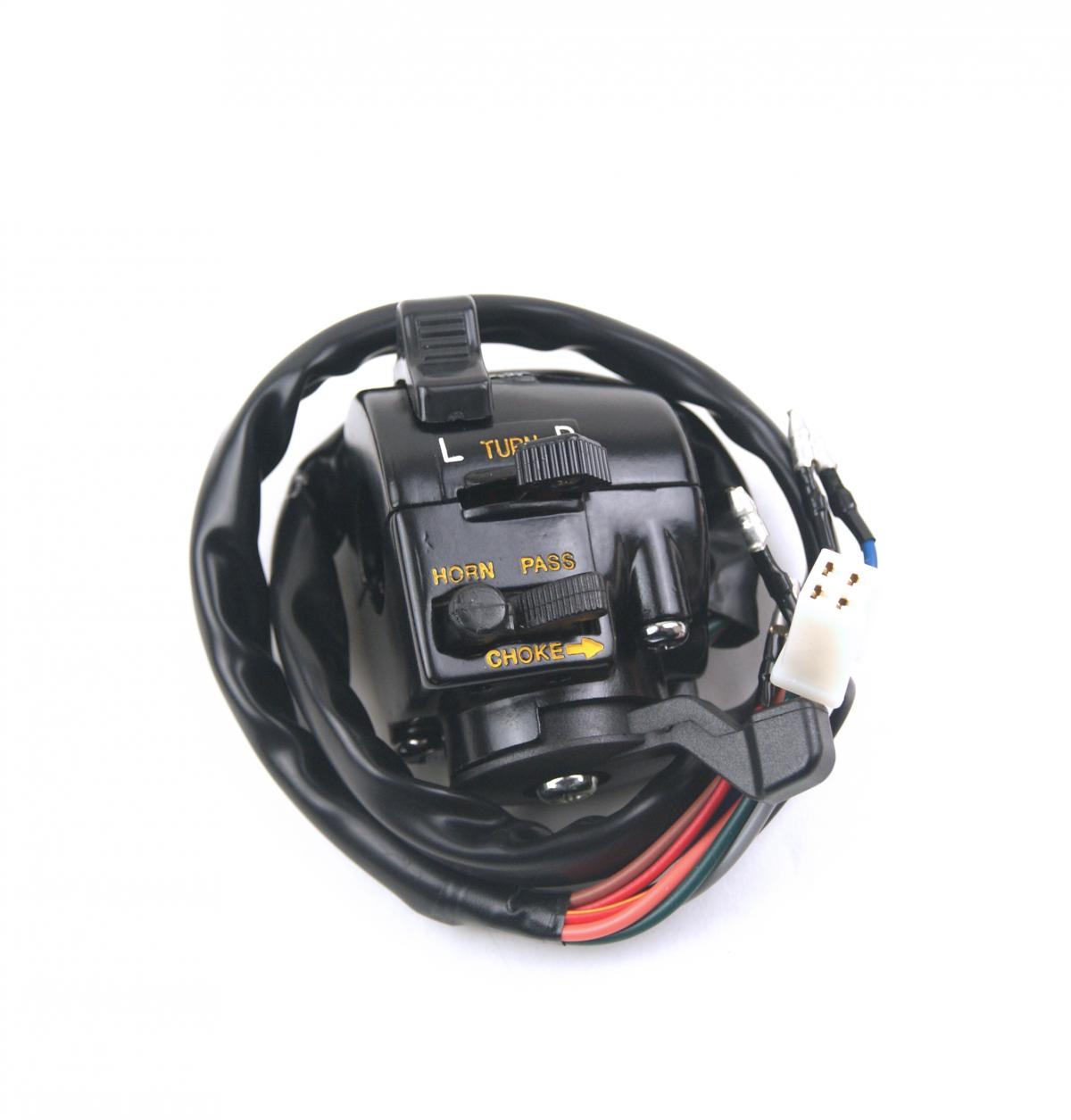 LEFT HANDLEBAR SWITCH KAWASAKI H1 73-75, KH250-A5 76, KH400-A3 76-78, S1-3 73-75