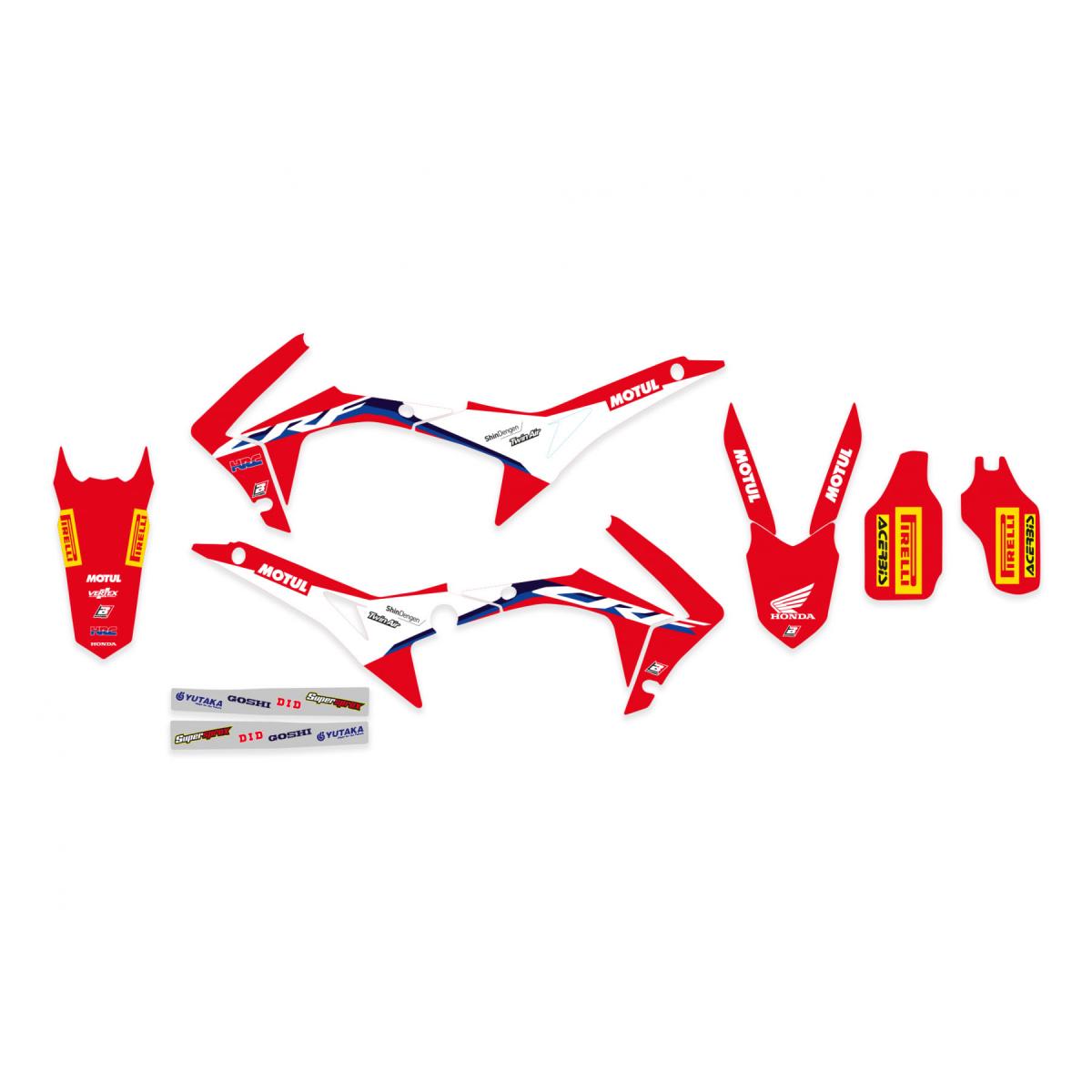 HONDA CRF250R 14-17, CRF450R 13-16, HONDA HRC DECAL KIT