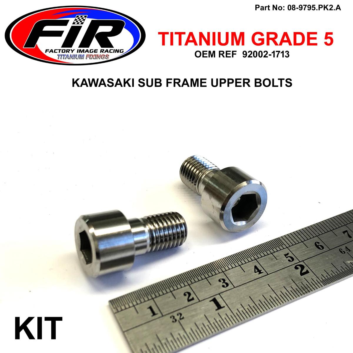 GR5 SUB FRAME BOLT UPPER KX, ALLEN M10x17mm / PITCH 1.25mm, 92002-1713