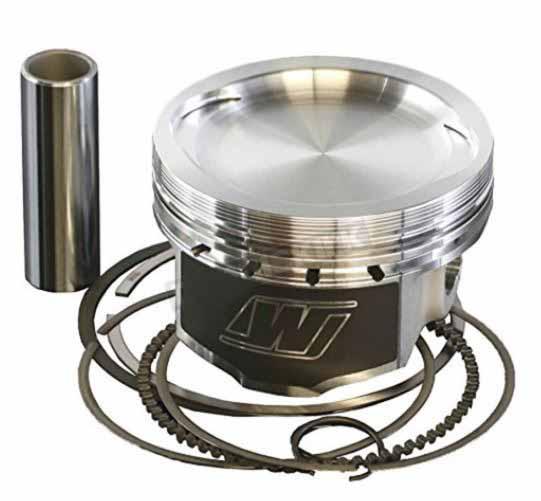 WISECO PISTON KIT 76mm YAMAHA YFM250R RAPTOR 08-13, XT250 13-18, Comp 9.5:1
