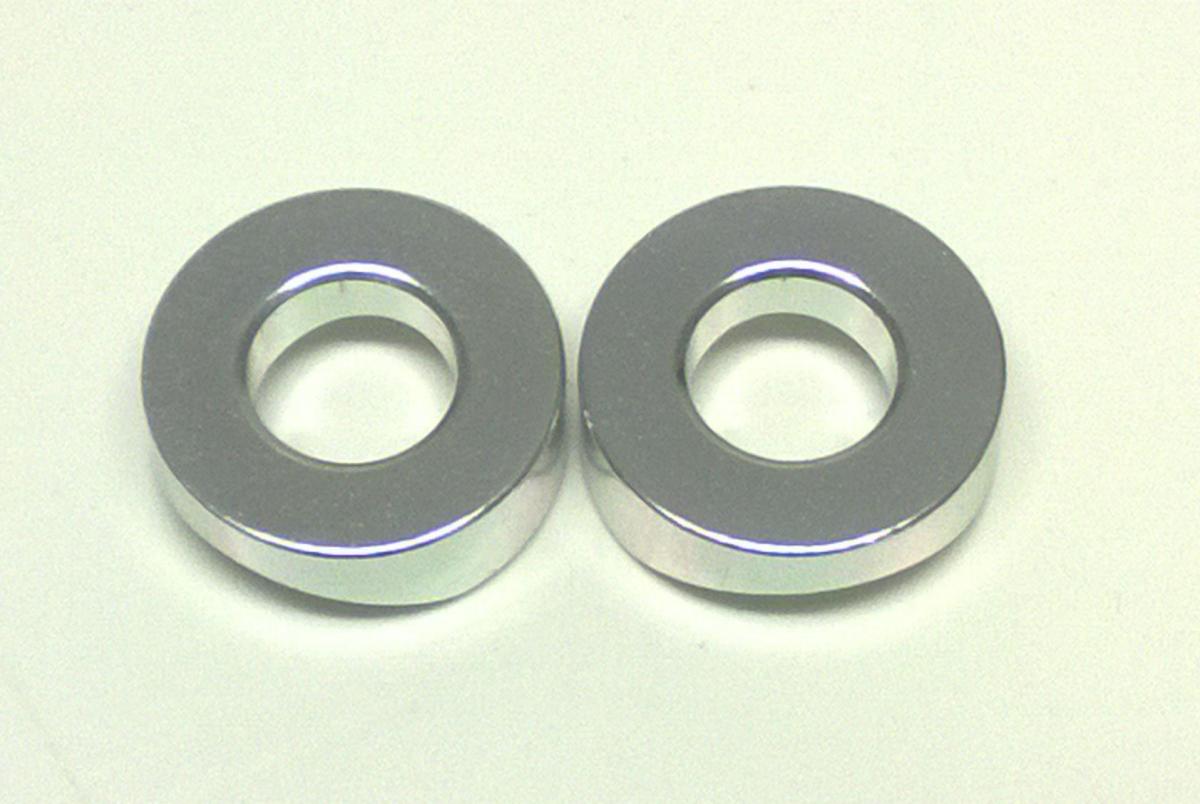 RIM LOCK SPACERS ALLOY SILVER