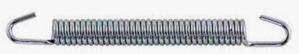 90mm EXHAUST SPRING SILVER