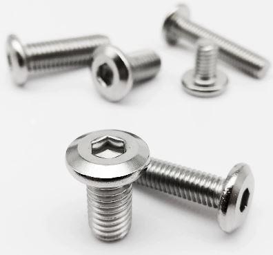 M6x25 304 Stainless Steel Large Flat Head