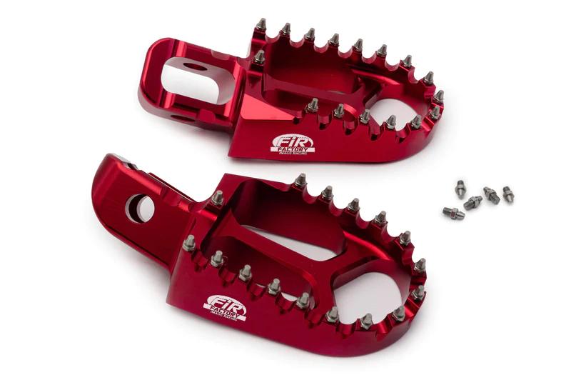 FIR RED ALLOY FOOT PEGS BETA RR250-480 2020-2024