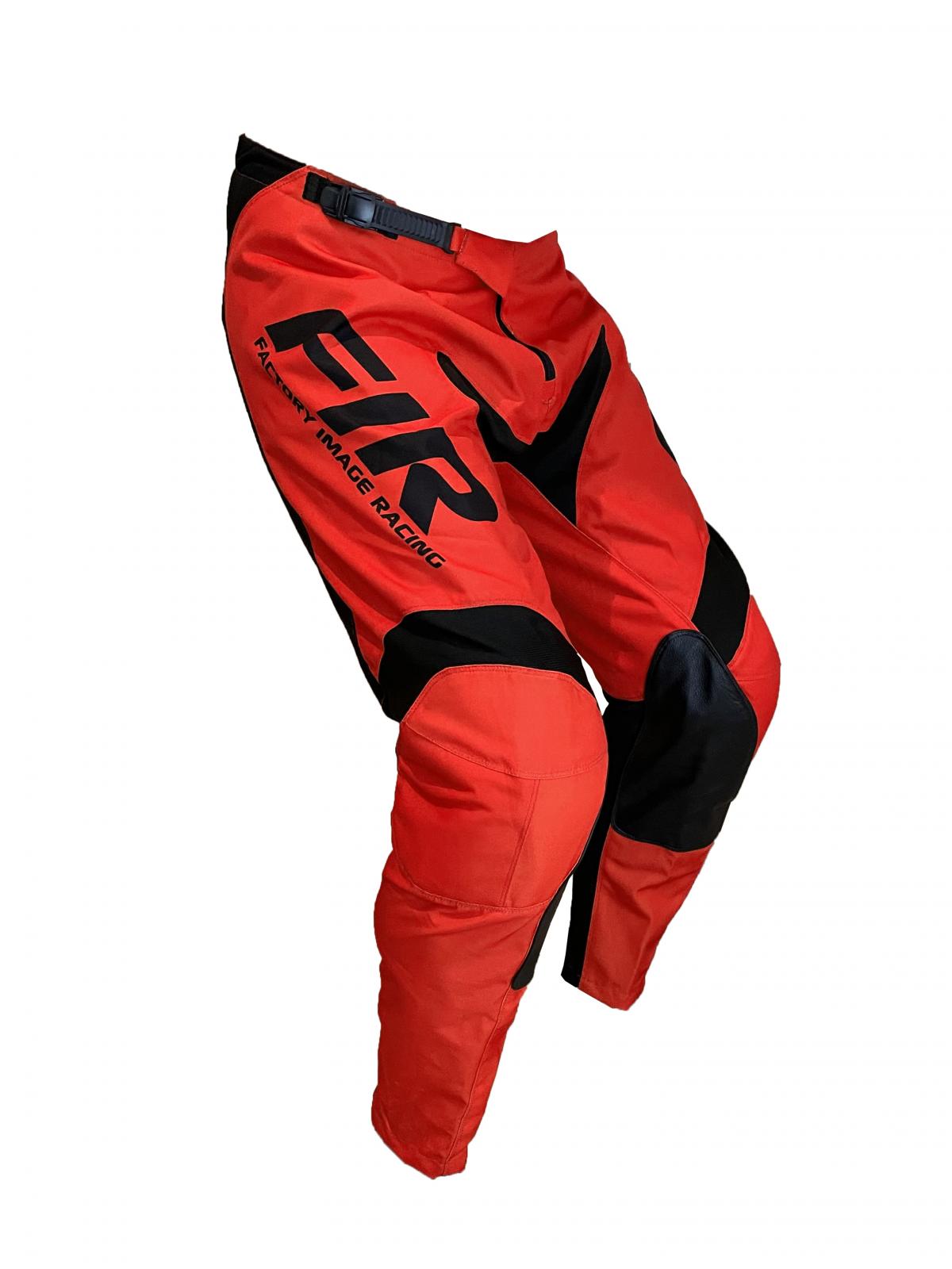 FIR MX/ENDURO CONTOUR PANTS RED/BLACK 34"