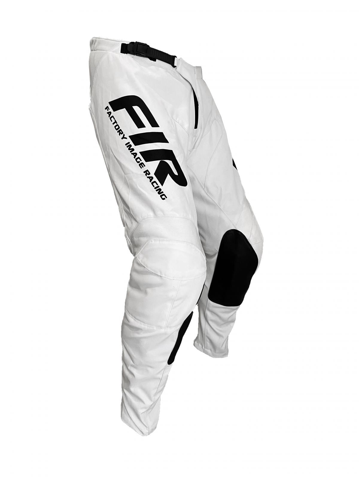 FIR MX/ENDURO CONTOUR WHITE/BLACK PANTS 30"