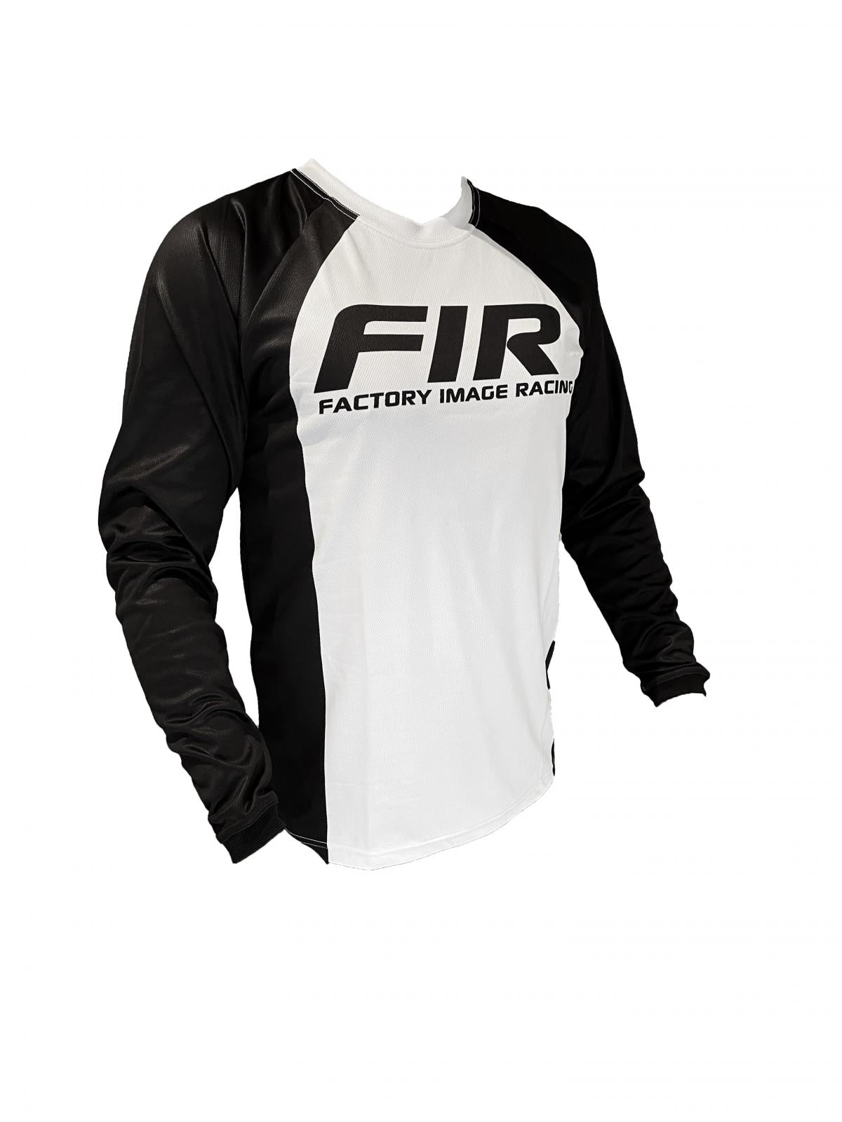 FIR MX/ENDURO CONTOUR WHITE/BLACK SMALL JERSEY