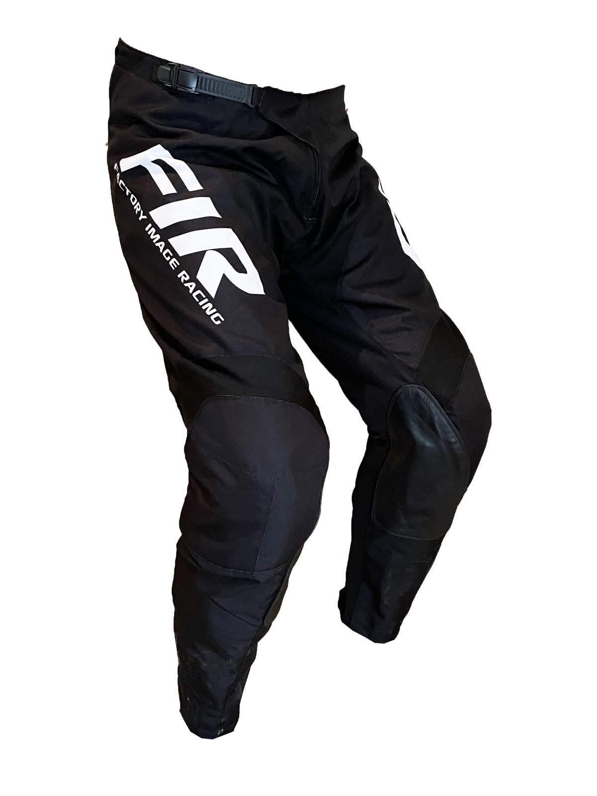FIR MX/ENDURO CONTOUR BLACK/WHITE PANTS 38"