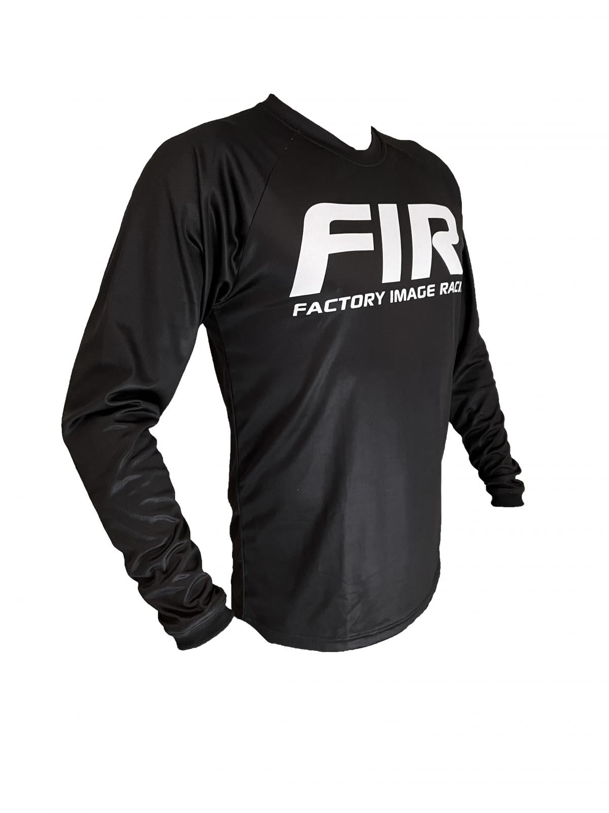 FIR MX/ENDURO CONTOUR BLACK/WHITE XX-LARGE JERSEY
