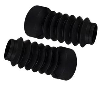 BLACK FORK GAITERS HONDA DIO, YAMAHA JOG 50/90, 105x27x43