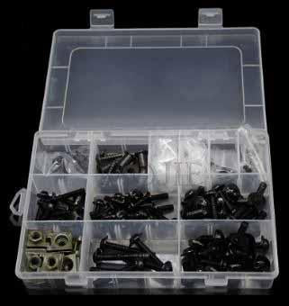 FAIRING BOLT KIT 202pcs. Honda, CBR1100XX 97-07 Body Fairing Bolt Screw Fastener