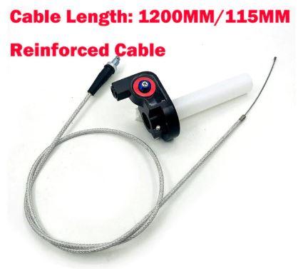 THROTTLE+CABLE KIT CABLE 1200/155
