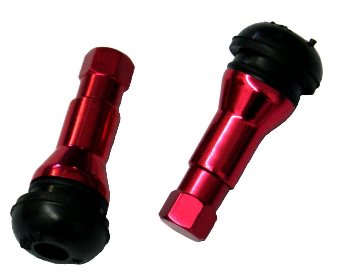 SNAP-IN RED VALVE 413, WAYCOM 007023 (SOLD IN PAIR)