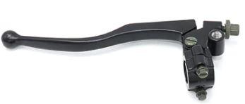 LEVER CLUTCH ASSY BLACK LONG WITH MIRROR MOUNTING M10
